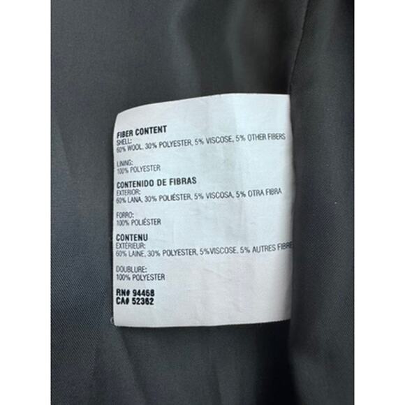 "NAUTICA" Red,Wool Blend,Pea Coat,Zip & Toggle , Hooded, Dk Romance, Fisherman - Picture 6 of 10